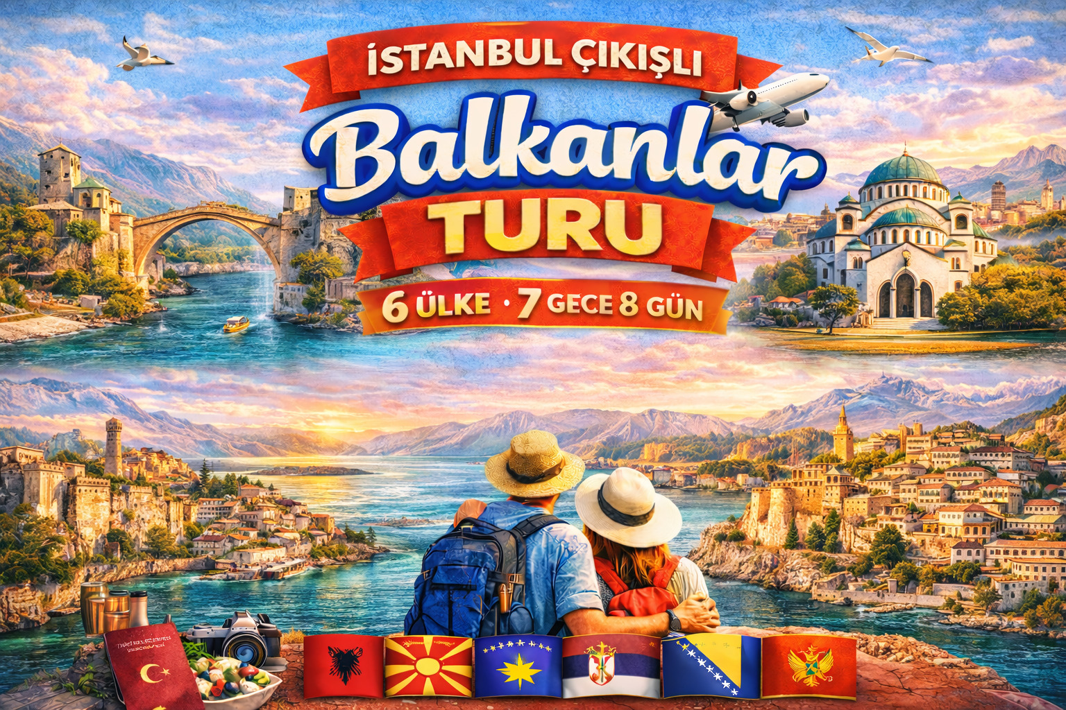 Ajet Hy ile Buyuk Balkan Turu 6 Ulke Vizesiz PRN-PRN