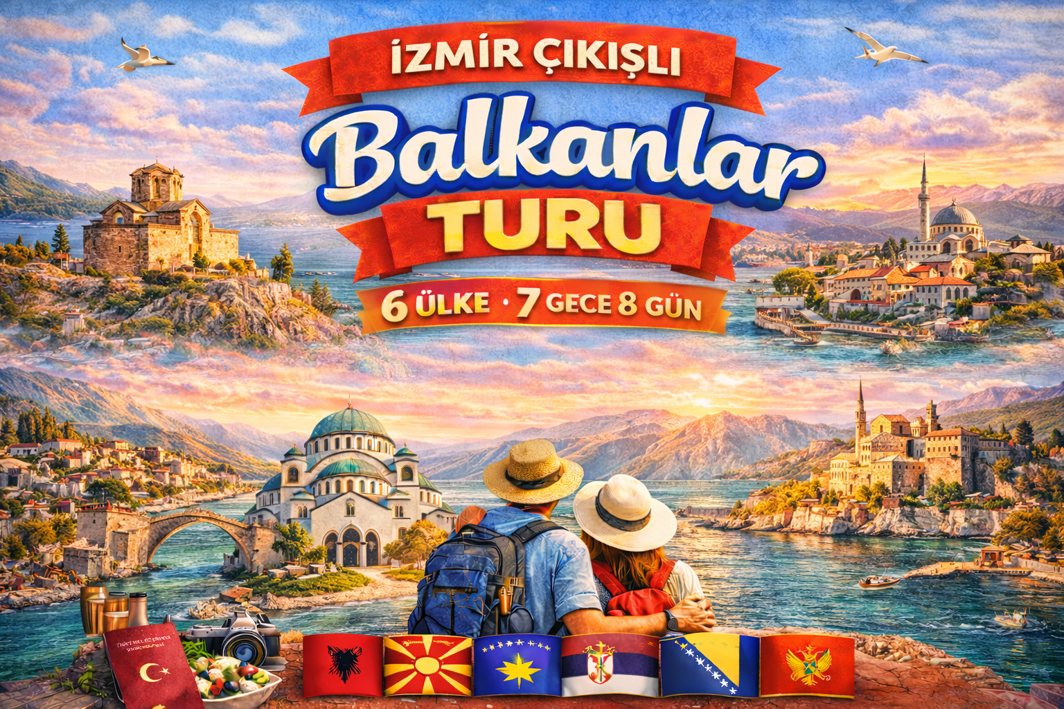 PGS Hy Ile Buyuk Balkan 6 Ulke Izmir Vizesiz - SKP-SKP