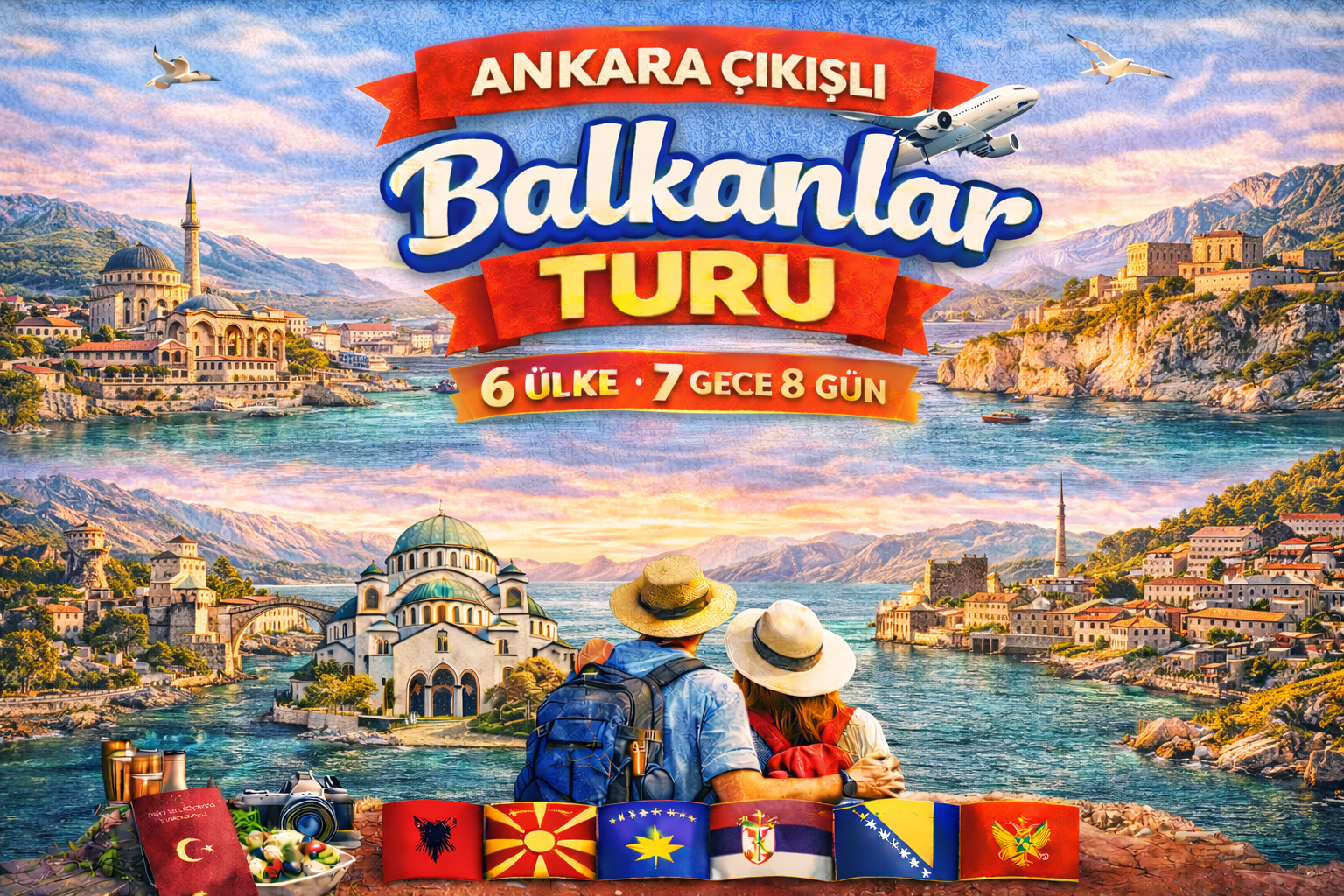 Ajet Hy ile Buyuk Balkan Turu 6 Ulke Ankara Vizesiz -SJJ-SJJ